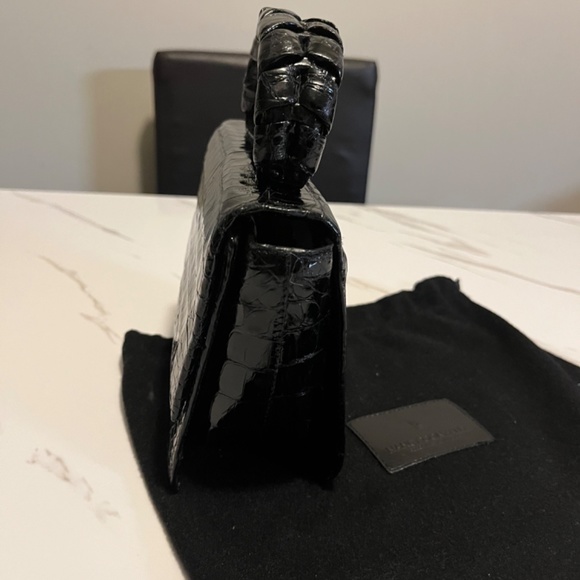 Nancy Gonzalez small black handbag - Picture 7 of 9